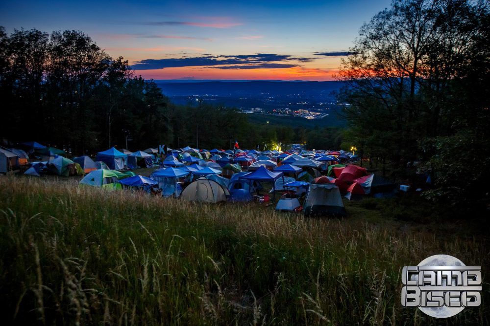 Camping at Camp Bisco